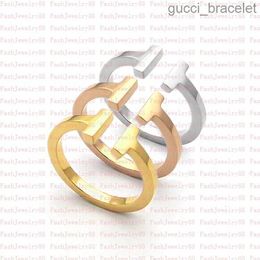 Love Ring Men's Ring Luxury Bijoux Titane Yellow Gold Silver Rose taille 6/7/8/9 Anneaux non allergiques Designer Women's JewelryP8I1