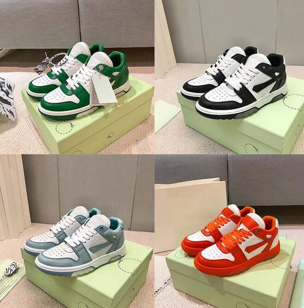 2023 low arrow lacets low-cut casual chaussures semelle épaisse chaussures femmes et hommes à l'extérieur de l'OFFice blanc menthe vert off chunky chaussures de sport chaussures de skateboard