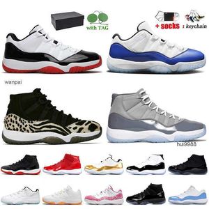 2023 Low Concord White criado Off Jumpman 11 zapatos de baloncesto 11s