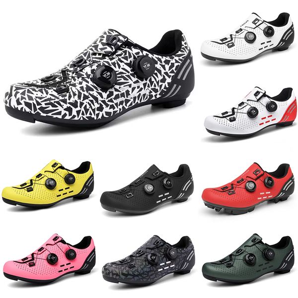 2023 zapatos de ciclismo bajos hombres Negro Rojo Blanco Gris Verde Amarillo Rosa zapatillas deportivas para hombre zapatillas deportivas al aire libre