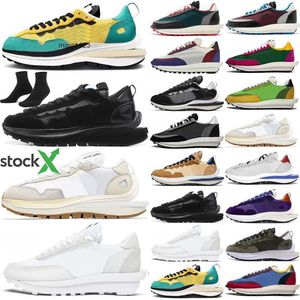 2023 Lows hardloopschoenen voor heren pegasus vaporwaffle ldv wafel Zwart Wit Gum Sail Dark Iris Sesam Nylon Undercover Fragment ldwaffle outdoor