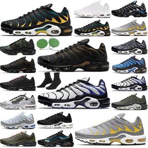 2023 Lows tn plus chaussure de course homme triple Noir Blanc Batman Hyper Psychic Blue Spider Web Oreo Neon Green Baskets de sport durables