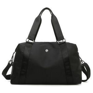 2023 Bolso de mano Lulu Sports Bag de ocio portátil Portable Straddle Fitness Bag de yoga Bolsa de viaje de Lulu Multifuncional