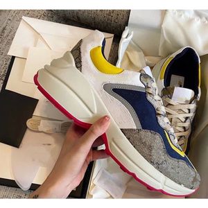 2023 Luxe paar Beige Men Trainers Vintage Luxe Chaussures Ladies Shoes Designer Sneakers Maat 35-45 MKJKMJK000002