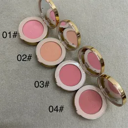 2023 Marque de luxe Lumineux Mat Joues Yeux Blush Poudre 5.5g Fondation Maquillage Bronzer Blush Poudre Pressée 4 Couleur Haute Qualité Fille Visage Beauté Outils