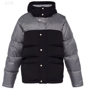 2023 Luxe Merk Mannen Nylon Gezwollen Korte Donsjack Zwart Winter Mode Mannelijke Warme Capuchon Rits Sport Jas Designer windjack Maat L/XL/2XL/3XL/4XL