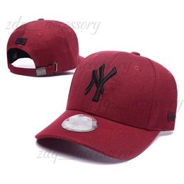 2023 Chapeau de godet de luxe Designer Femmes Hommes Femmes Baseball Capmen Fashion Design Casquette de baseball Baseball Team Lettre Jacquard Unisexe Lettre de pêche NY Bonnets 318