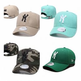 2023 Luxe emmer hoed vrouwen mannen dames honkbal capmen fi ontwerp honkbal cap honkbalteam brief jacquard unisex visbrief ny zijn r5la#