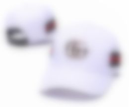 2023 Casquette de lujo Carta de diseñador Bordado Algodón Simple Gorra de béisbol Pareja Sombrero N6