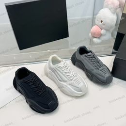 2023 Luxe casual schoenen Men Platform Leer veter mode 3D Printing Sport Wit Blck Gray Women Low Top Sneaker Maat 35-45