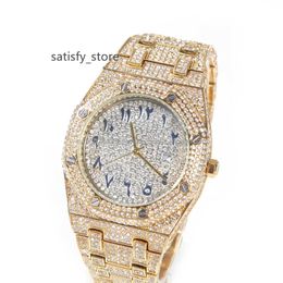 Montre de luxe personnalisée pour hommes, automatique, vvs moissanite, certifiée GRA VVS D Moissanite, étincelante, 2023