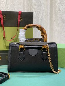 Petit sac à dos à bandoulière en bambou pour femmes, design de luxe, sacs Boston à la mode, 2023