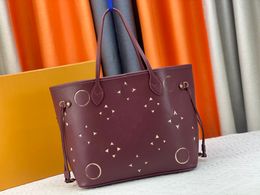 2023 Bolso de diseñador de lujo Tote mm Bolso multifuncional con borde de bolso elástico Viene con cartera pequeña Bolso de hombro L45684 5A