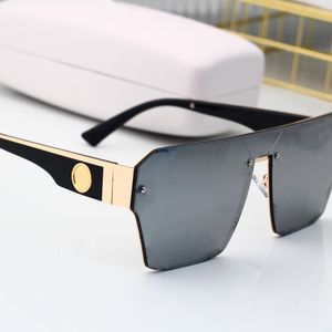 2023 Luxe designer merk vierkante klassieke gepolariseerde zonnebril voor dames heren vintage stijl UV400 lens rechthoek zonnebril
