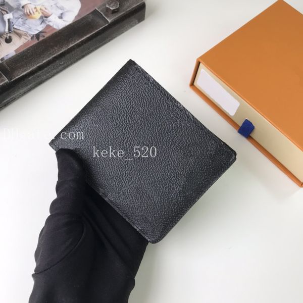 2023 Diseñador de lujo Hombres Monedero Monedero múltiple Moda mujer Monedero hombres dama cuero Monedero Clave mini carteras número de serie Damier lienzo M60895