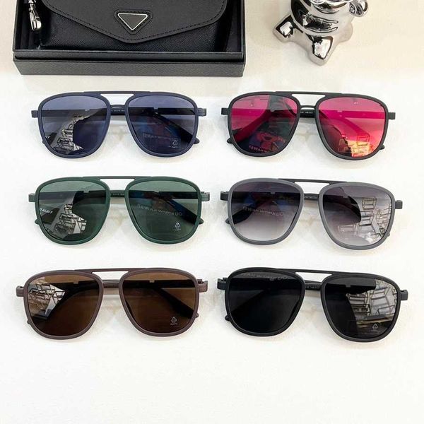 2023 designer de luxe New PR board crapaud miroir 50xs sporty street photo show lunettes de soleil minimalistes avec protection UV