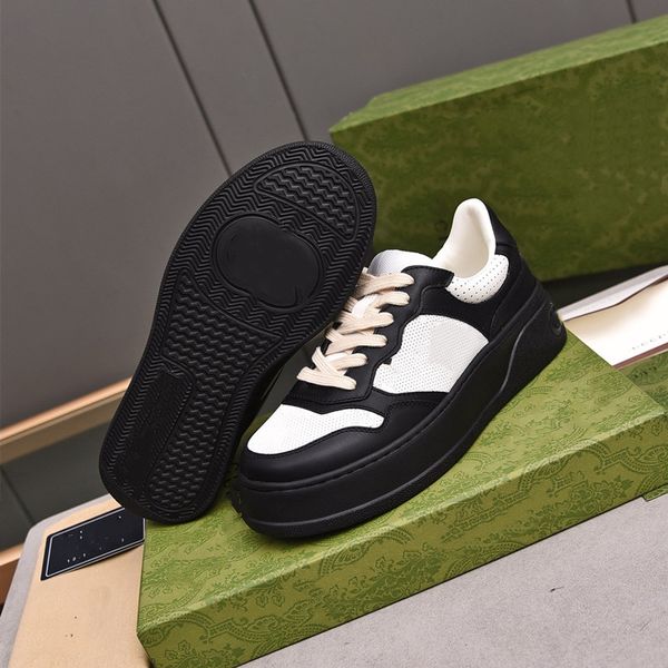 2023 Luxury Designer Chaussures Mens Casual Shoe Shoe Ace Ace Womens Gentine Leather Snake broderie Stripes Classic Men Sneakers 35-45