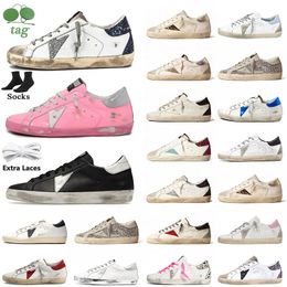 2023 Luxe goldens sneakers dameshoens designer schoenen Superstar STOP NOOIT OREAMING STAR LEDER LEDER LAAFERS LAGE SNEAKER -platform