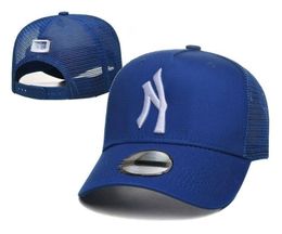 2023 Luxury Mesh Hat Designer Men Men Womens Baseball Capmen Diseño de moda Fashion Baseball Tap Letter Jacquard Unisex Fishing Letter Ny Casquette N5