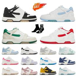 2023 Luxe out off office Designer Uitstekende Casual schoenen Heren Damesmode Loopschoenen 30 MM Lage tops Dames Basketbal Sneakers Zwart Wit Groen Maat 36-45