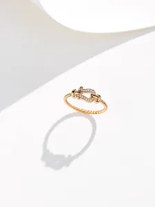 2023 Роскошное качественное очаровательное кольцо в стиле панк в двух цветах с покрытием и бриллиантами, штамп PS7642B