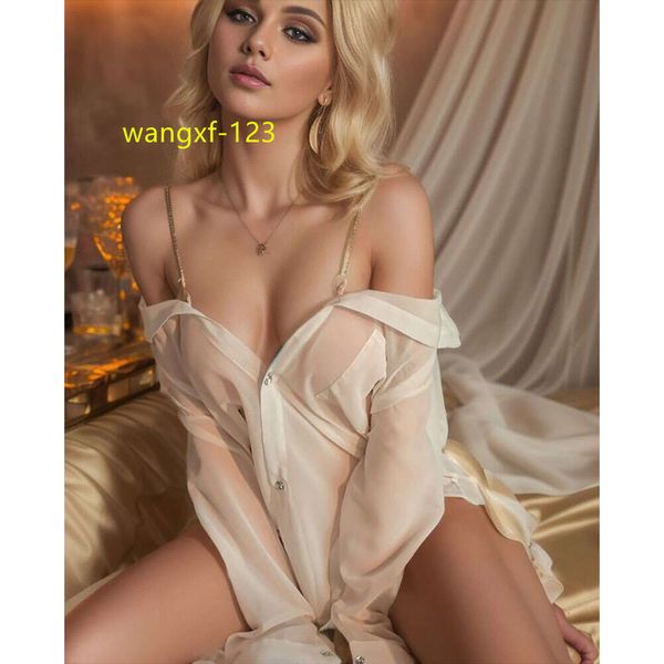 2023 fronde de luxe belle fille Sexy vêtements dames chemise femmes lingerie transparent femmes sous-vêtements sexy de haute qualité