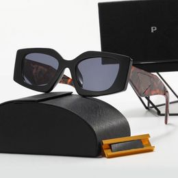 2023 lunettes de soleil de luxe hommes pour femme designer lunettes de soleil millionnaire classique lunettes Goggle Outdoor Beach Lunettes de soleil Signature triangulaire 6 couleurs