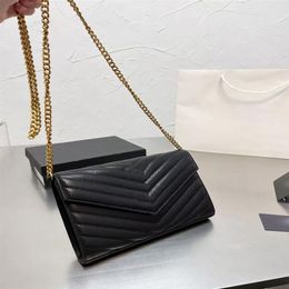 2023 Luxurys Designers Bag Fashion Woman Chains Handtassen Woc Schoudertassen Lady Purse Toes273i