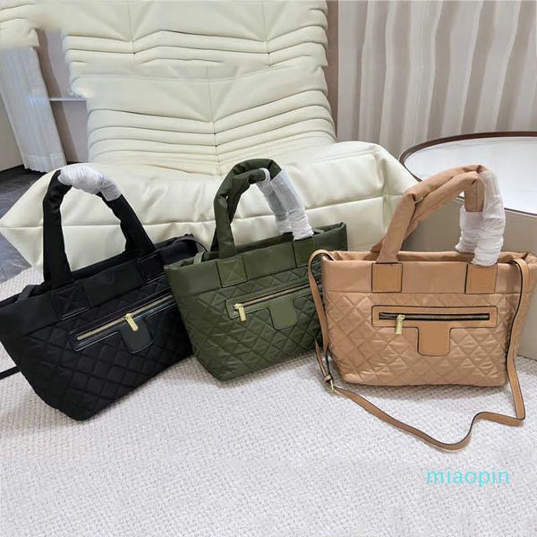 2023-Bolsos de lujo Bolso de mano para mujer Bolsos de mano de alta calidad Bolsos de hombro Marca Soft Shopping Nylon Square Handel Laptop