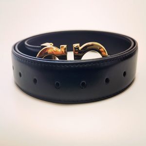 2023 m de luxe de concepteur ceinture G Buckle Fashion Vérine en cuir authentique ceintures pour hommes Lettre Double Big Gold classique 105-125cm 248E