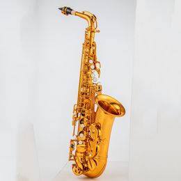 2023 Hecho en Japón Saxofón Soprano WO37 Llave dorada plateada con estuche Saxofón Soprano Boquilla Ligadura Cañas Cuello