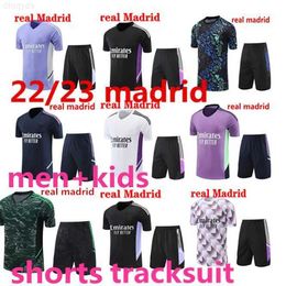 2023 Madrids TRACKSUIT football 2022 maillots BENZEMA TRAINING costume hommes et enfants MODRIC VALVERDE football Madrides chandal futbol survetement short slee 41A6