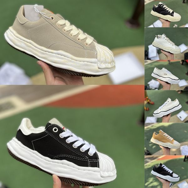 2023 Maison Mihara Yasuhiro Designer Shoes Toe Cap MMY Blakey OG Suola Canvas Scarpe basse MiharaYasuhiro Luxury Casual Sport Donna Uomo Donna Sneaker Sneaker 36-44