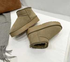 2023 Man Women Platform Boot Ultra Mini Boots Snow Designer Hot Sell Winter Keep Warm Boots With Box Carte Dustbag Beau cadeau