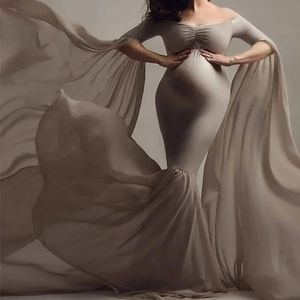 2023 ropa de maternidad para mujeres embarazadas vestidos Po Shoot disfraz vestido elegante Matemity 240228