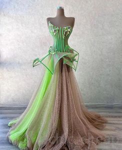 2023 mei aso ebi mermaid champagne prom jurk kralen kant sexy avond formeel feest tweede receptie verjaardag verloving jurken jurk robe de soiree zj326