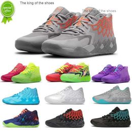 2023 MB.012023MB.012023 Top Basketball Shoesrunning schoenen Sportschoen School School MB01 Rick Morty Kids Lamelo Ball Queen City Red te koop maat 4.5-12
