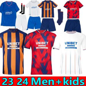 S-4XL 23/24 Rangers DAVIS MORELOS HAGI Camisetas de fútbol Cantwell Kids Kit 2023 2024 Camiseta de fútbol Entrenamiento Local Visitante Tercer 3er Cuarto set COLAK LAWRENCE KENT R.MATONDO