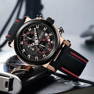 2023 MEGIR Orologio al quarzo di marca di lusso per uomo Orologio da polso con cronografo sportivo con quadrante grande Uomo Kol Saat Jam Tangan Pria Dropship