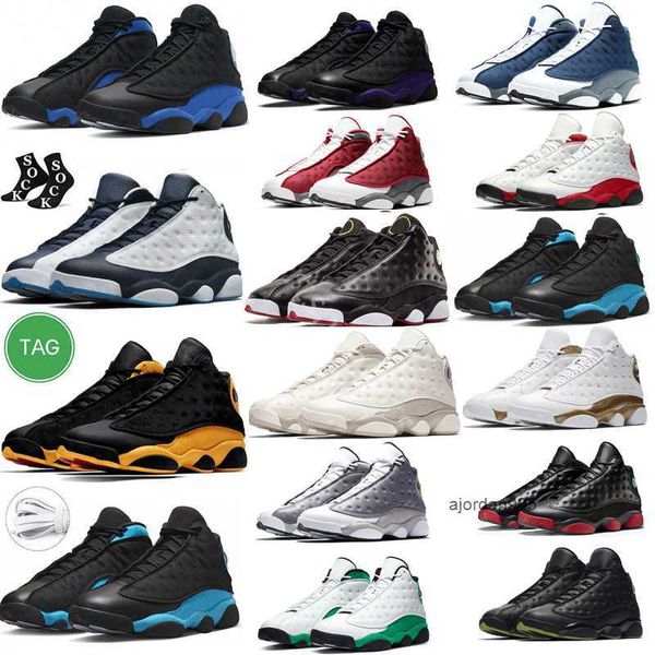 2023 hommes 13s chaussures de basket-ball Court Purple Atmosphere Grey Starfish Chicago Black Royal Cat Flint University French Blue Bred Navy Playoff Red