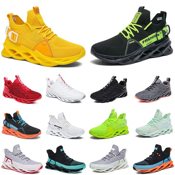 2023 Hombres Zapatos casuales Negro Azul Oragne Blanco Verde Rojo Amarillo Gris Verde azulado Verde Zapatillas de deporte para hombre Zapatillas deportivas