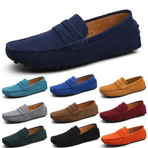 2023 Hommes Casual Chaussures Noir Bleu Orange Gris Vert Marron baskets à enfiler Taille 40-45 color2