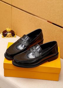 2023 Men Dress Shoes Slip On Business Designer PlaForm Oxfords Heren Casual Loafers Nieuw merk Classic Suit Flats Maat 38-45