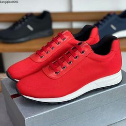 2023 Men Fashion Casual Shoes America's Cup Progettista Patent Leather en Nylon Lusso Sneakers Mens Shoe KQ1KK00000002