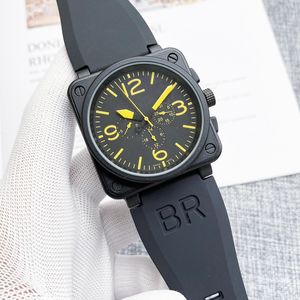 2023 MANNEN Mode Horloges bel Automatische mechanische horloges Hoge kwaliteit Luxe Merk Chronograaf Klok roestvrijstalen riem Heren Ross Horloge D5