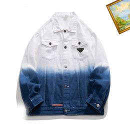 2023 Men Jacket Designer merk denim shirt jassen heren geïmporteerd denims ontwerp comfortabele brief hightensity borstbadge