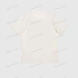 2023 Men Plus Tees Designer magliette lettera stampa manica corta girocollo Streetwear nero bianco xinxinbuy S-2XL