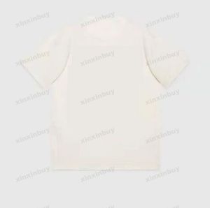 2023 Hommes Plus Tees Designer t-shirts lettre imprimer manches courtes Crew Neck Streetwear noir blanc xinxinbuy XS-2XL