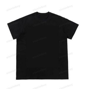 2023 Men Plus Tees Camisetas de diseñador con estampado de letras de manga corta con cuello redondo Streetwear negro blanco xinxinbuy XS-3XL