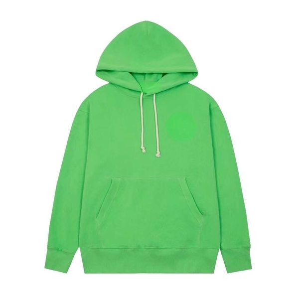 2023 Sweats à capuche pour hommes et femmes niche AC couleur unie smiley visage pull à capuche automne et hiver nouveau simple cordon de serrage en vrac couple hauts